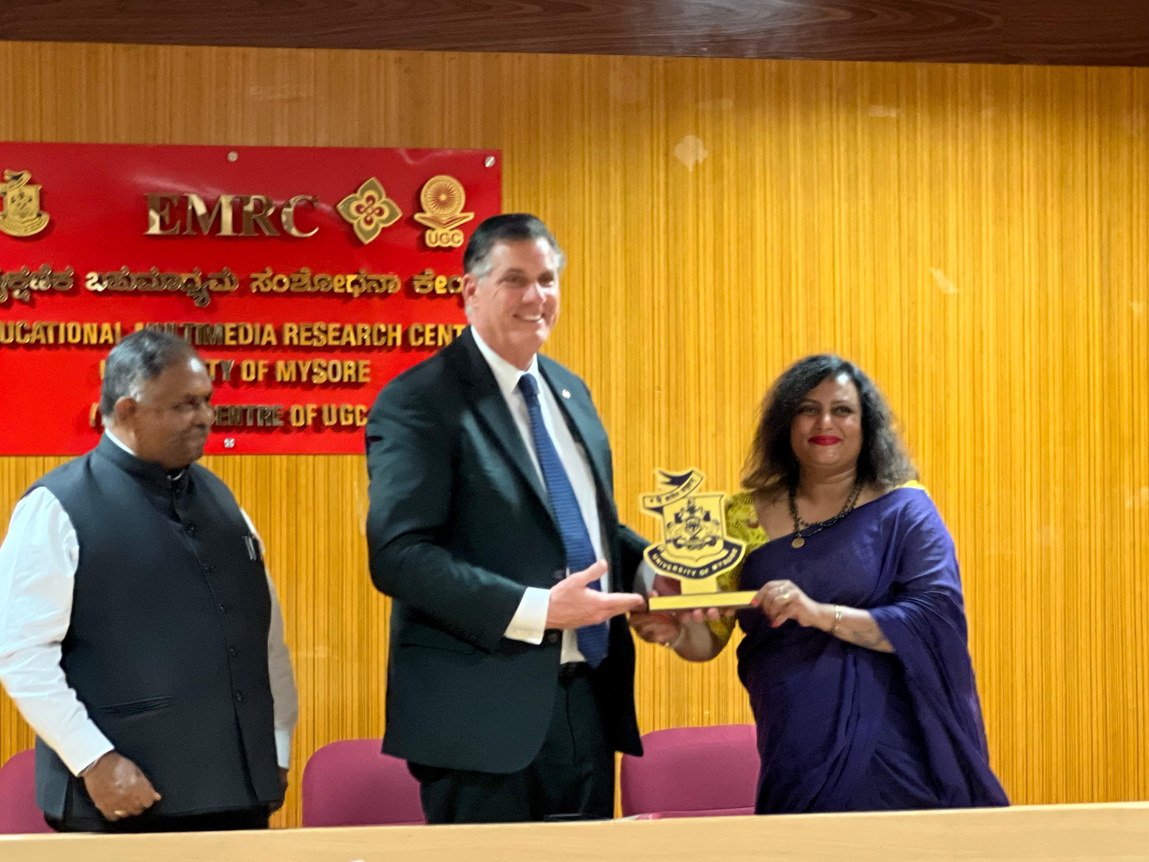 A delegation from Bridge State Water University (BSU), Massachusetts, USA, visited EMRC